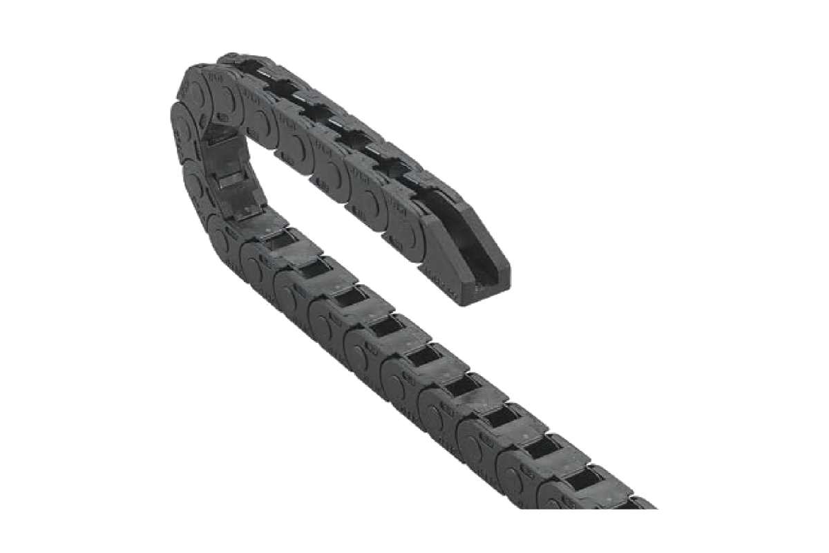 Кабель-канал JE10Q.1.6F38 (10х6.55 mm, L:1000 mm, R:38 mm)