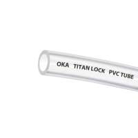 Прозрачная безнапорная ПВХ трубка "OKA", внутр.д. 6 мм., TL006OK TITAN LOCK