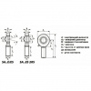Шарнирный наконечник LDI SA25ES-2RS (GAR25DO2RS)