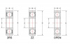 Подшипник 50411 (6411N) (55x140x33) HGF